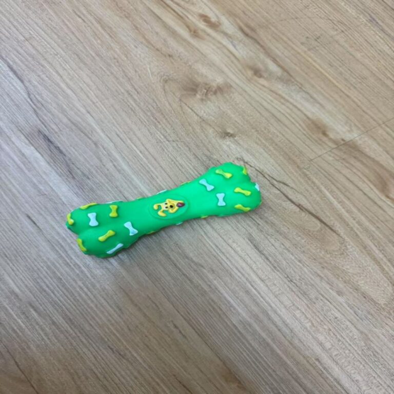 Squeaky Vinyl Dog Bone