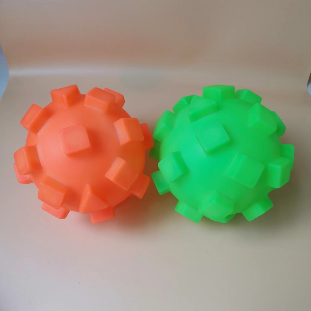 Squeaky Vinyl Cube Ball