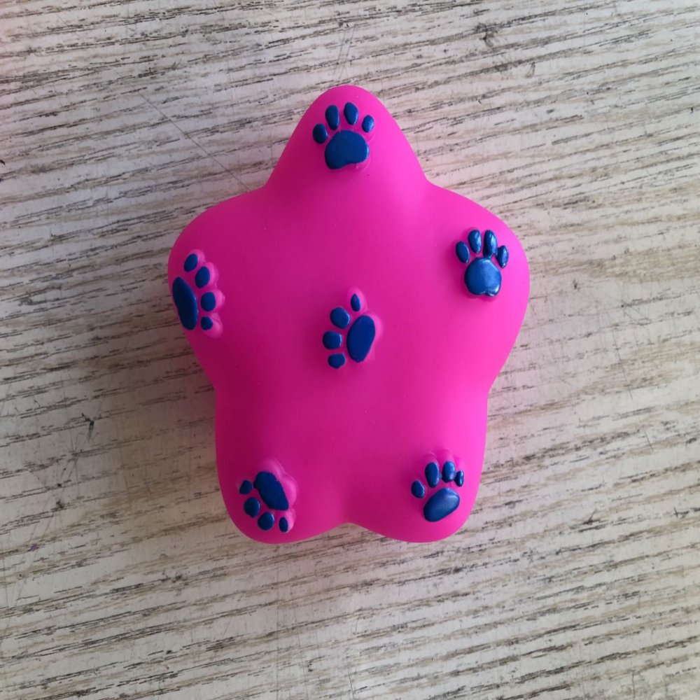 Squeaky Vinyl Five‑Pointed Star