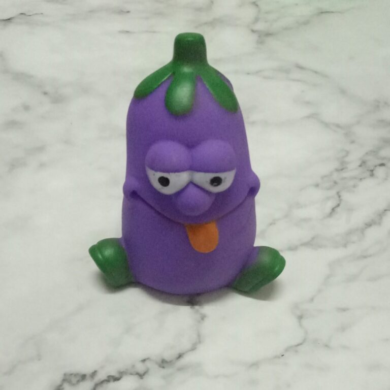 Squeaky Vinyl Eggplant