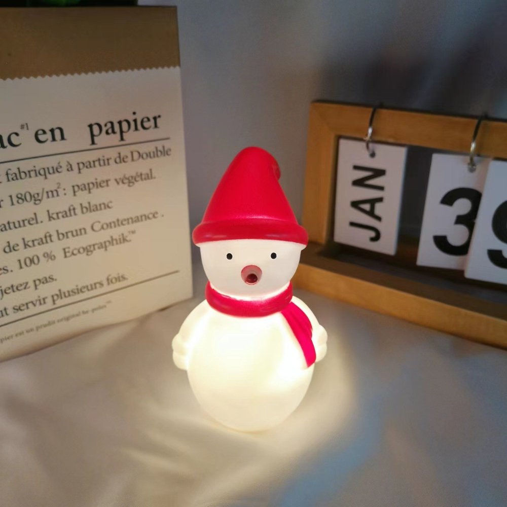 Vinyl Night Light Christmas Snowman