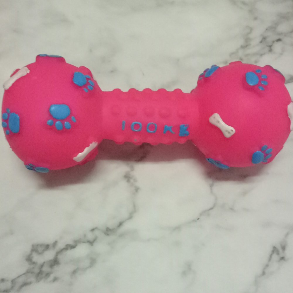 Squeaky Vinyl Medium Foot Dumbbell