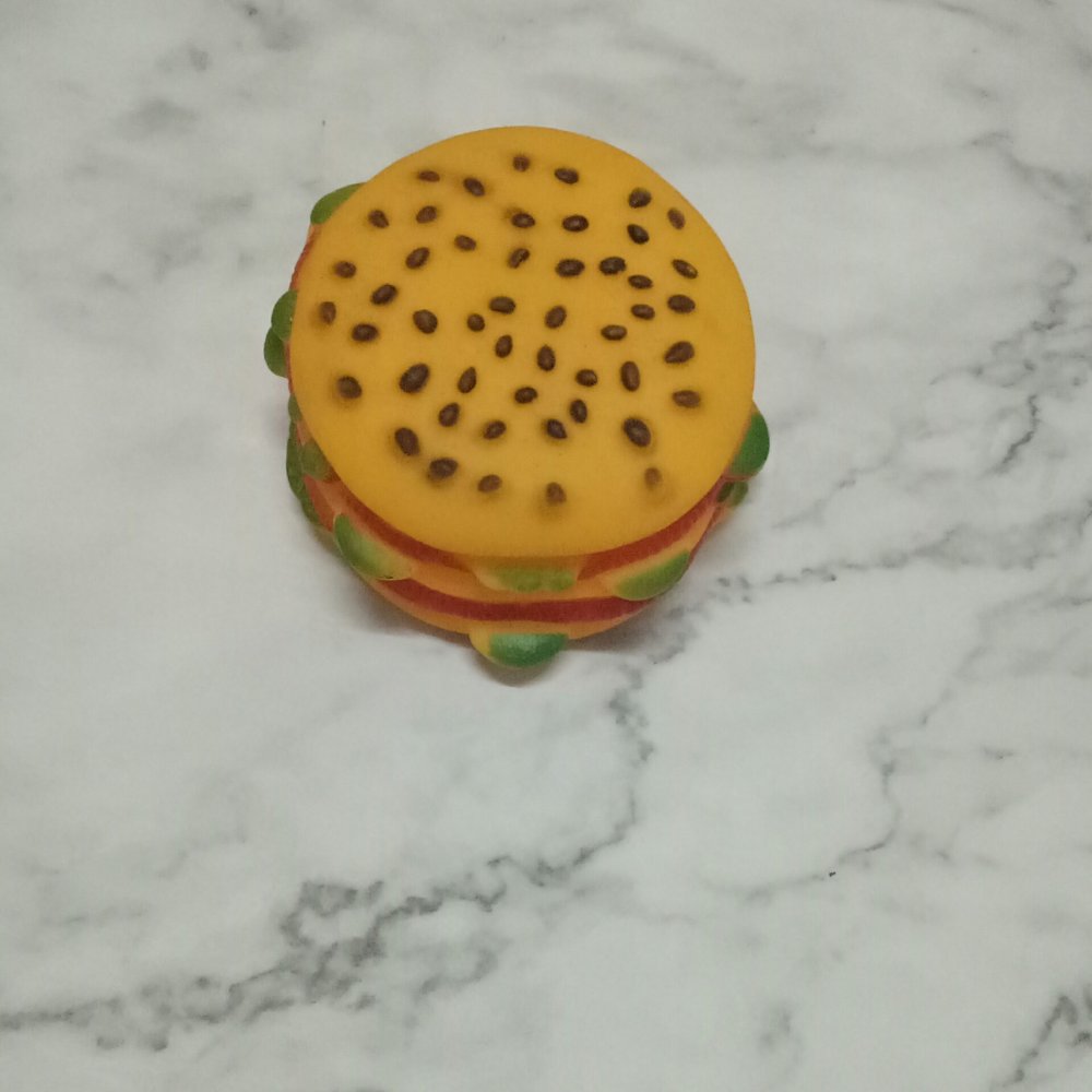 Squeaky Vinyl Sesame Burger