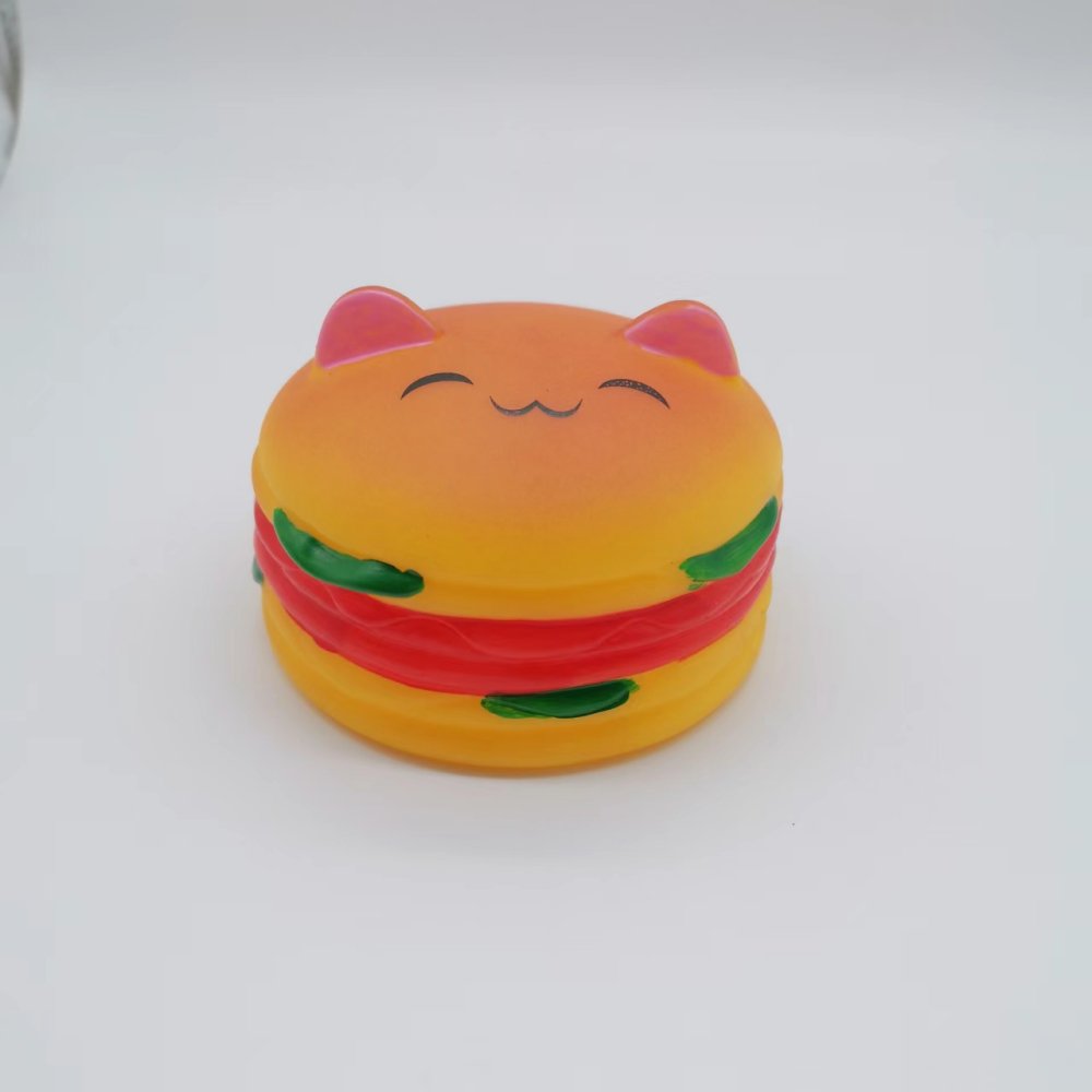 Squeaky Vinyl Cat Ear Burger