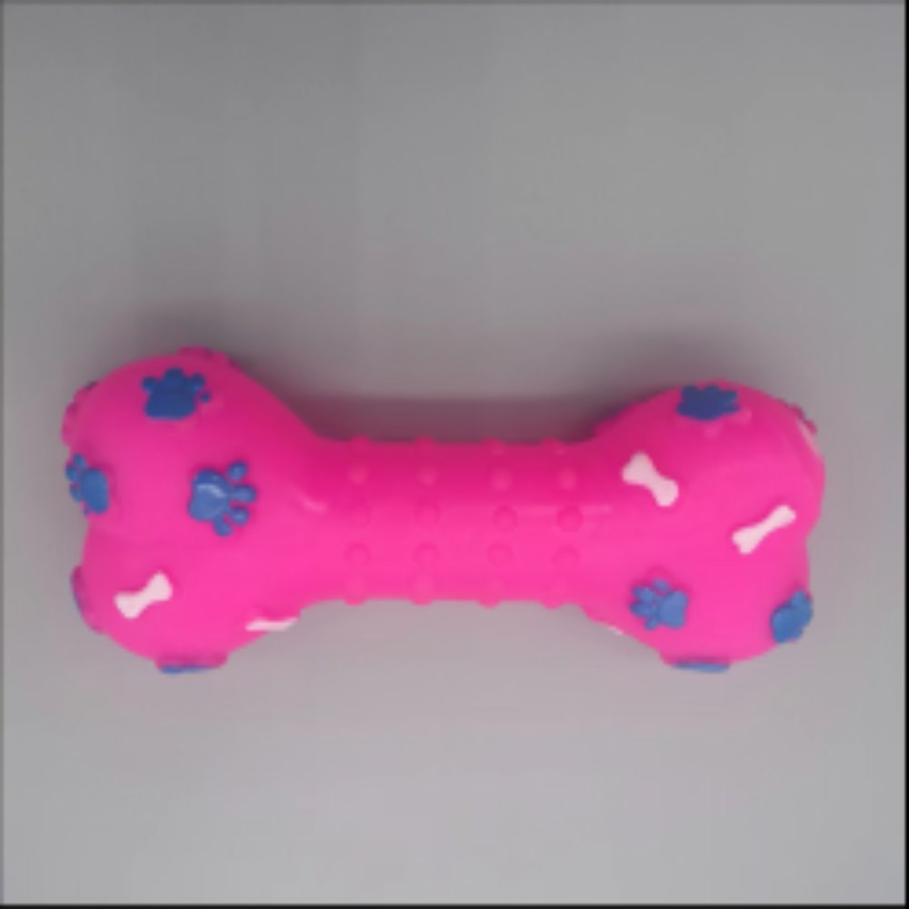 Squeaky Vinyl Heart Barbell