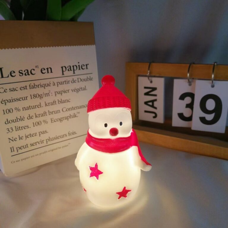 Vinyl Night Light Christmas Snowman