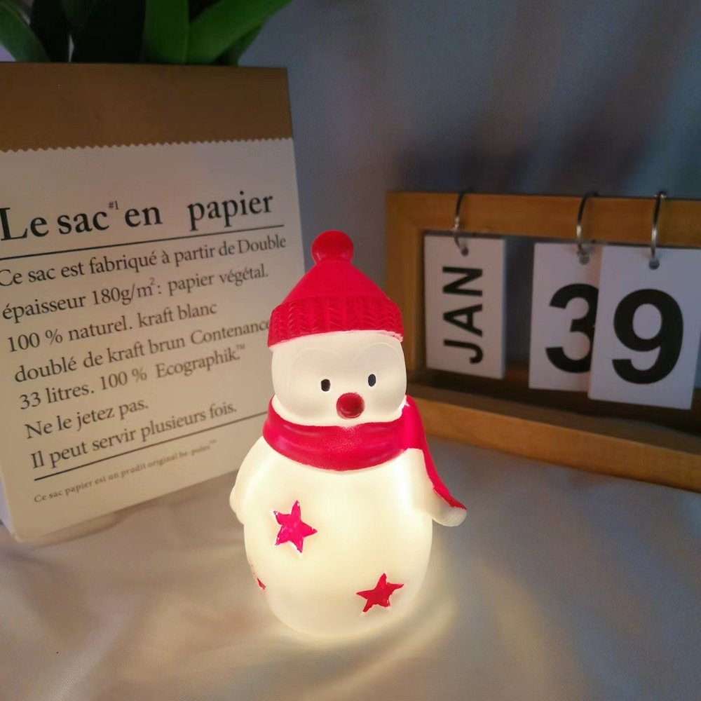 Vinyl Night Light Christmas Snowman