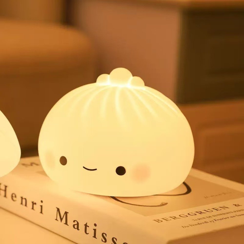Vinyl Night Light Night Light Steamed Bun