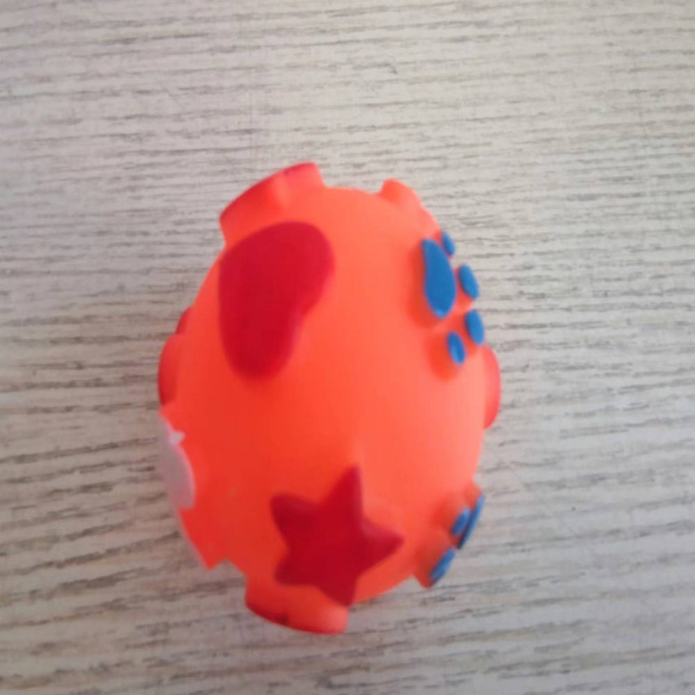Squeaky Vinyl 6.4 cm Star Ball
