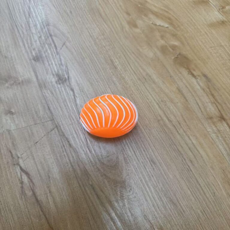 Squeaky Vinyl Striped Ball