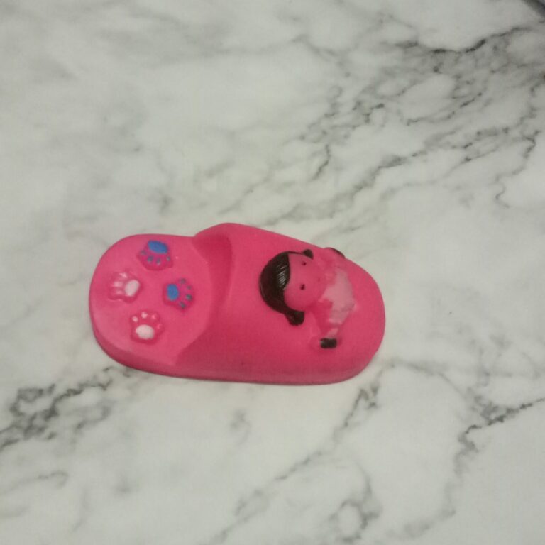 Squeaky Vinyl Girl's Slipper